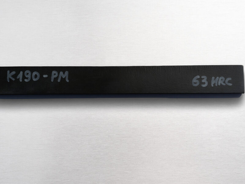 Заготовка для ножа зі сталі K190-PM